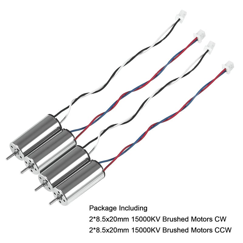 AEDIKO 10pcs 8520 Brushed Motors 8.5x20mm Motor 3-5V 0.15A 35000RPM-50000RPM 8520 Motor Hollow Cup Drone Motor Mini DC Motors - Image 3